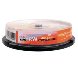 三菱 4.7GB 4X DVD-RW 10片桶裝
